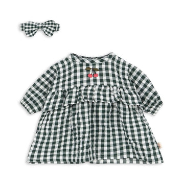 Poppenkledingset - Green check